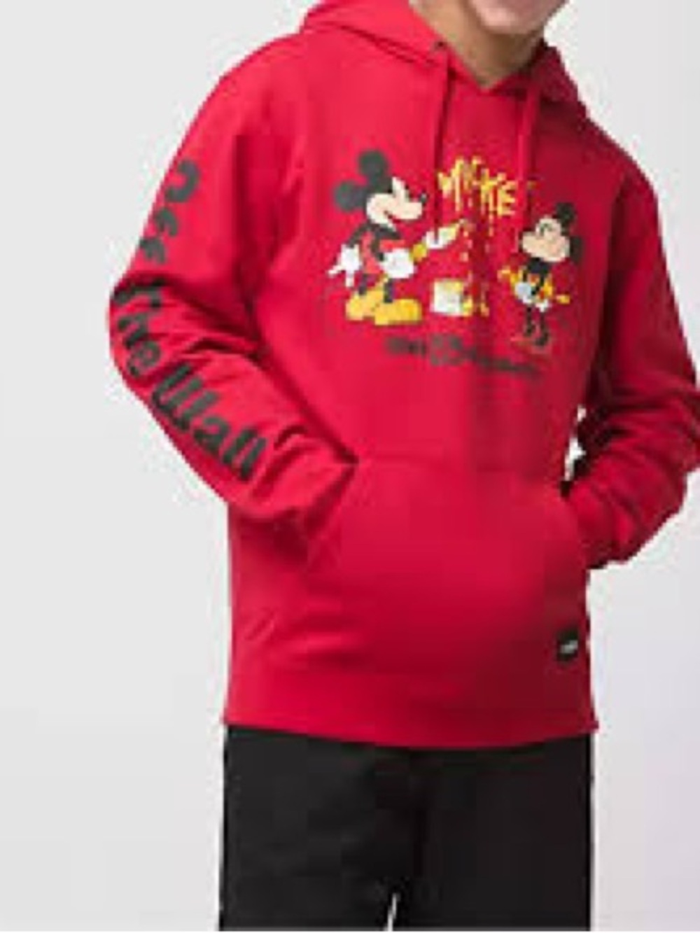 Vans x Mickey Mouse Red Disney Pullover Hoodie